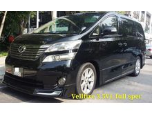 2009 Toyota Vellfire 3.5 VL Home Theatre Cool Box Director Owner