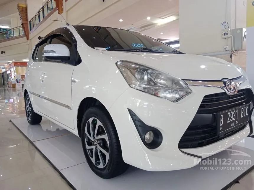 Jual Mobil Toyota Agya 2019 G 1.2 di Jawa Barat Manual Hatchback Putih Rp 108.000.000