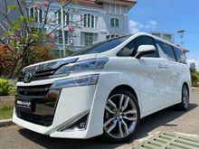 2019 Toyota Vellfire 2.5 G Van Wagon Reg.2020 White On Black Km10rb Pilot Seat Heater Seat #AUTOHIGH #MUST HAVE