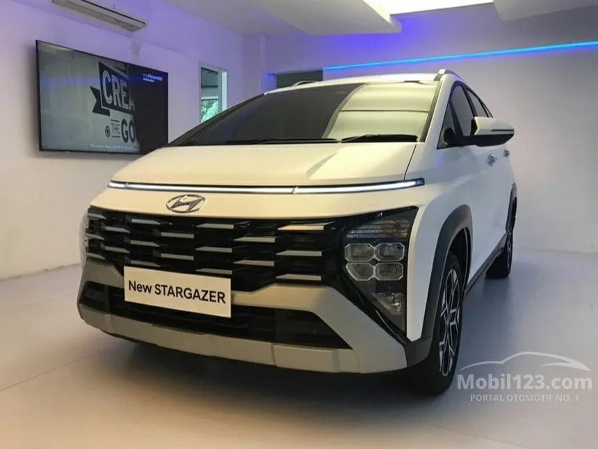 Jual Mobil Hyundai Stargazer X 2024 Prime 1.5 di Banten Automatic MPV Silver Rp 298.000.000