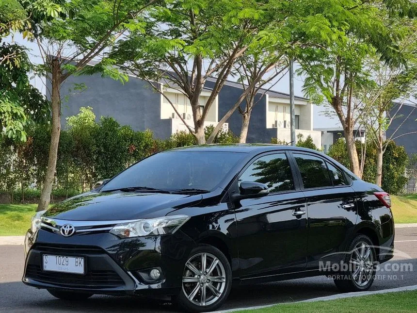 Jual Mobil Toyota Vios 2015 G 1.5 di Jawa Timur Manual Sedan Hitam Rp 119.500.000