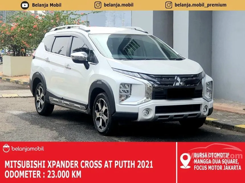 Jual Mobil Mitsubishi Xpander Cross 2021 1.5 di Jawa Barat Automatic MPV Putih Rp 225.000.000