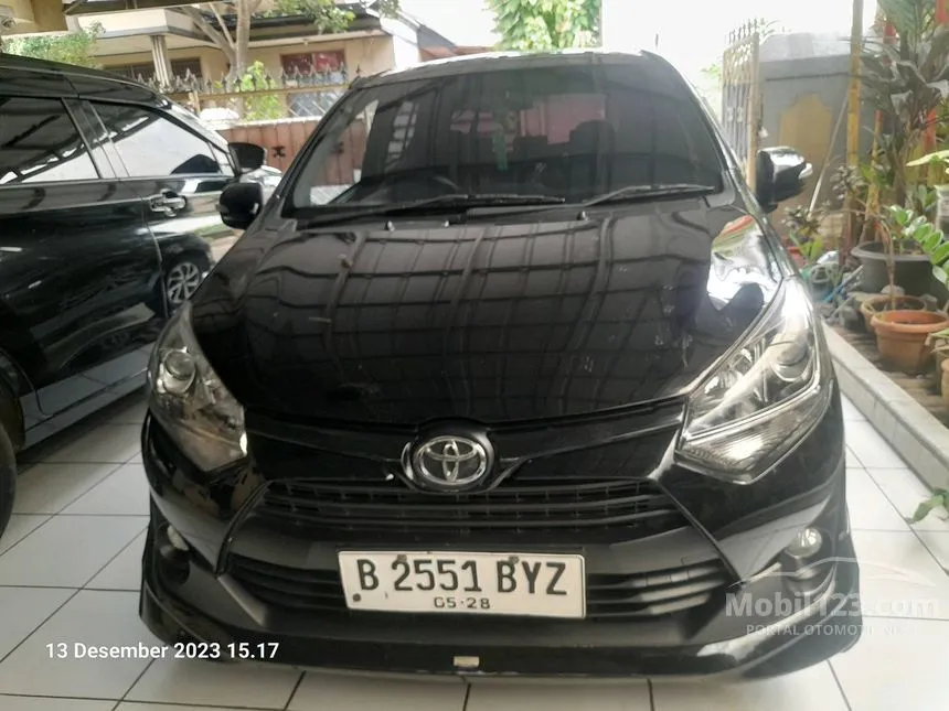 Jual Mobil Toyota Agya 2019 TRD 1.2 di Banten Automatic Hatchback Hitam Rp 128.000.000