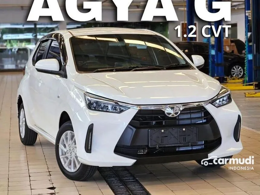 Jual Mobil Toyota Agya 2024 G 1.2 di Jawa Barat Automatic Hatchback Putih Rp 185.000.000
