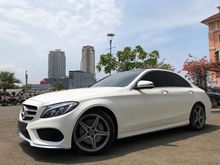 MERCEDES BENZ C300 AMG 2018 WHITE ON BLACK