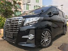 2015 Toyota Alphard 2.5 G Van Wagon SC Full Option Km10rb TDP.225JT