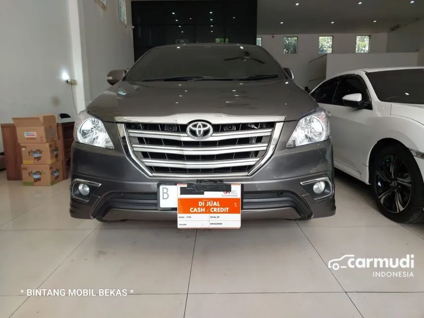 Jual Mobil Toyota Kijang Innova 2013 V Luxury 2.0 di Jawa Barat Automatic MPV Abu