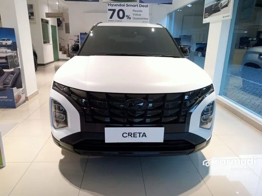 Jual Mobil Hyundai Creta 2024 Alpha 1.5 di DKI Jakarta Automatic Wagon Putih Rp 401.000.000