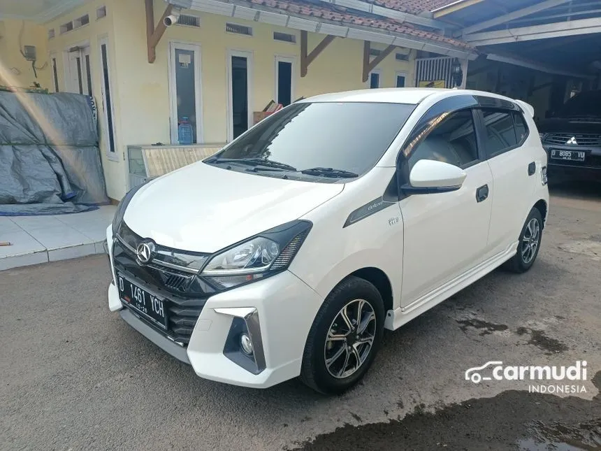 Jual Mobil Daihatsu Ayla 2021 R 1.2 di Jawa Barat Automatic Hatchback Putih Rp 135.000.000