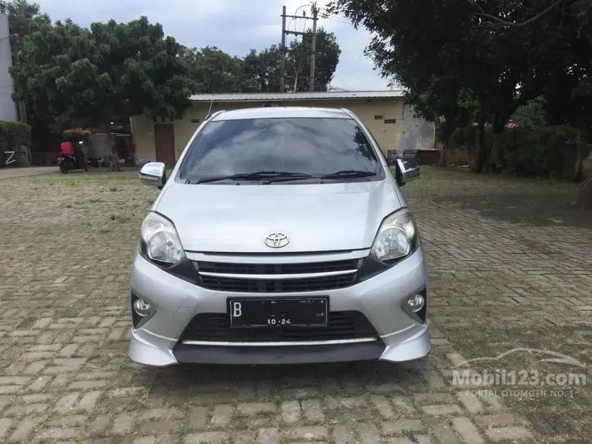 Jual Mobil Toyota Agya 2014 TRD Sportivo 1.0 di Jawa Barat Automatic Hatchback Hitam Rp 95.000.000