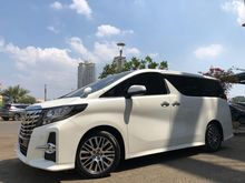 ALPHARD SC 2015 NEW MODEL WHITE ON BLACK TDP 135JT