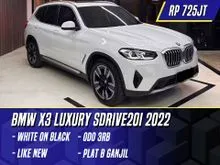 2022 BMW X3 2.0 sDrive20i xLine SUV Luxury White on Black Putih sDrive X Series 3