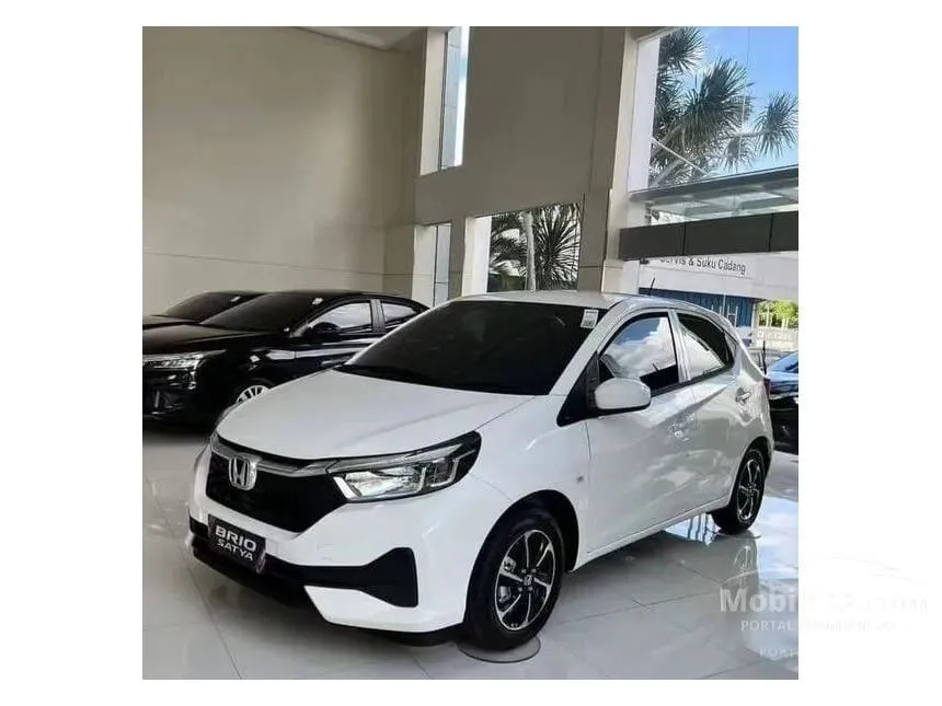 Jual Mobil Honda Brio 2024 E Satya 1.2 di Banten Automatic Hatchback Putih Rp 158.640.000