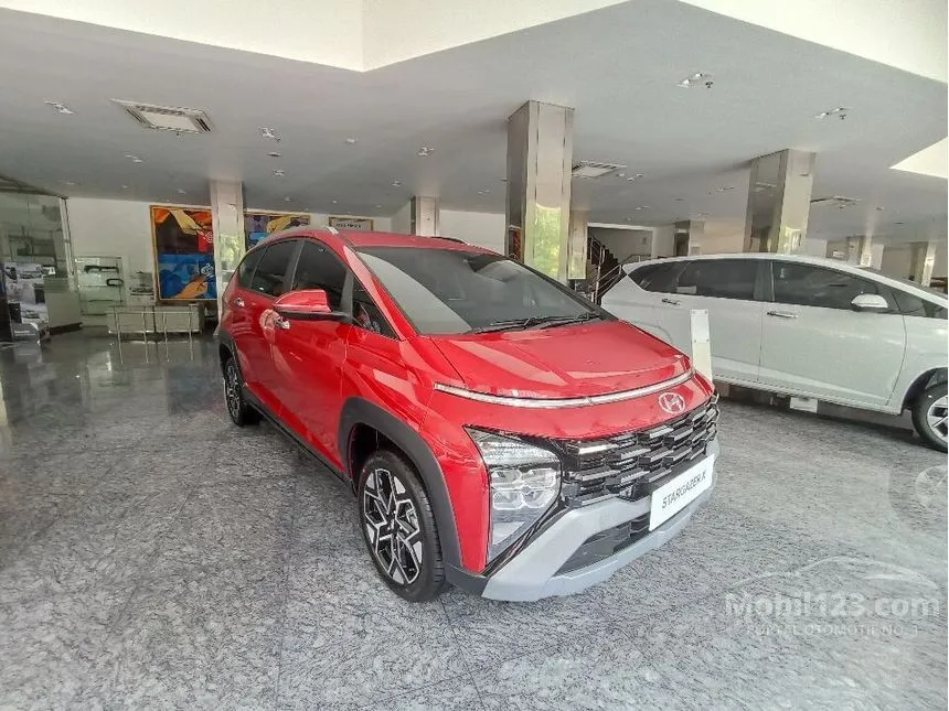 Jual Mobil Hyundai Stargazer X 2024 Prime 1.5 di Banten Automatic Wagon Merah Rp 314.400.000