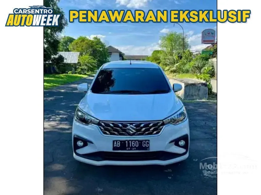 Jual Mobil Suzuki Ertiga 2022 Hybrid GX 1.5 di Yogyakarta Manual MPV Putih Rp 219.900.000