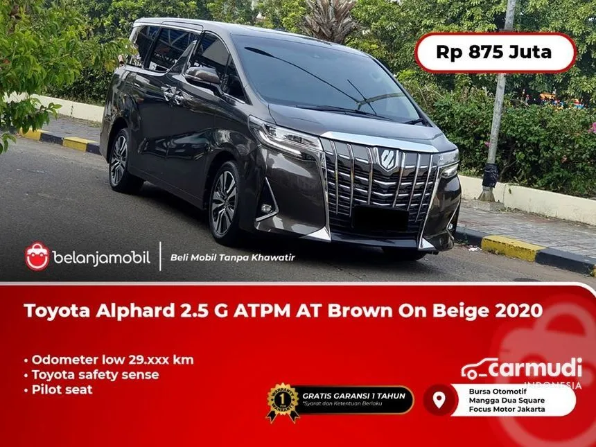 2020 Toyota Alphard G MPV