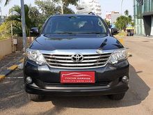 Toyota Fortuner 2.7 G Luxury Bensin AT 2011 Hitam Record Terawat