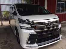 2017 Toyota Vellfire 2.5 MPV ZG FULL LEATHER PILOT SEAT ALPINE DVD SUNROOF MODELISTA UNREG