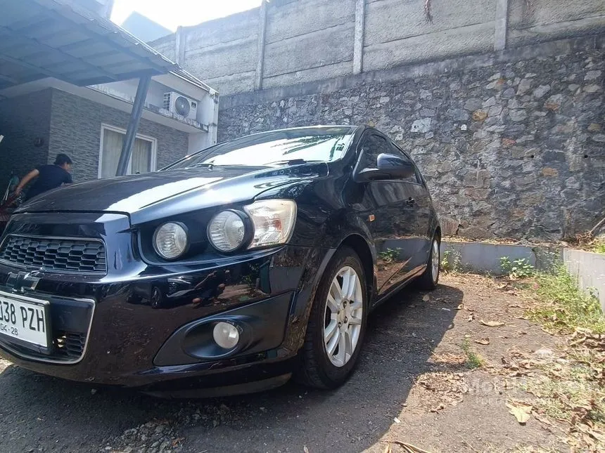 Jual Mobil Chevrolet Aveo 2012 LT 1.4 di Banten Automatic Hatchback Hitam Rp 72.000.000