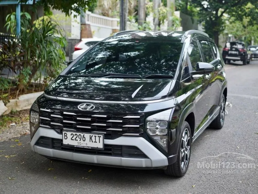 Jual Mobil Hyundai Stargazer 2023 Prime 1.5 di DKI Jakarta Automatic Wagon Hitam Rp 265.000.000