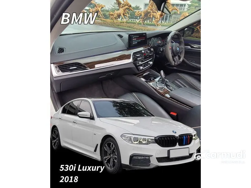 Jual Mobil BMW 530i 2018 Luxury 2.0 di Jawa Barat Automatic Sedan Putih Rp 570.000.000
