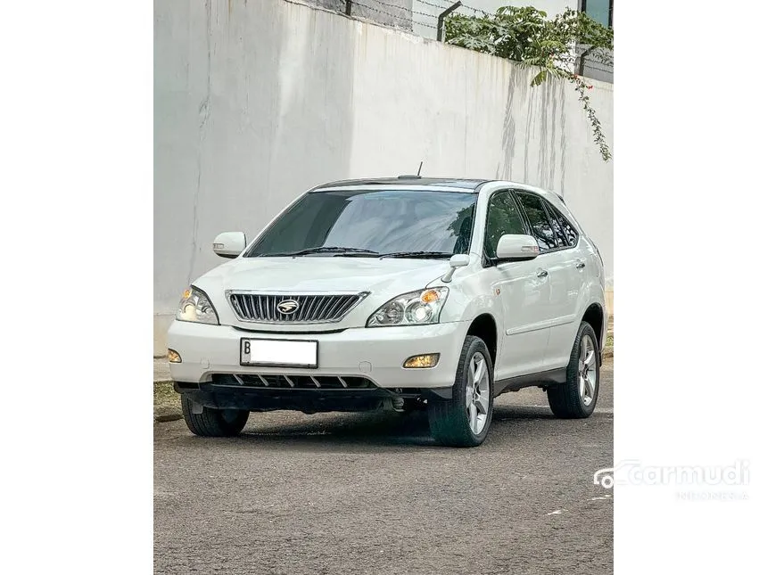 Jual Mobil Toyota Harrier 2011 240G 2.4 di Banten Automatic SUV Putih Rp 175.000.000