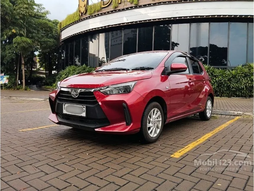 Jual Mobil Toyota Agya 2023 G 1.2 di Banten Automatic Hatchback Merah Rp 153.500.000