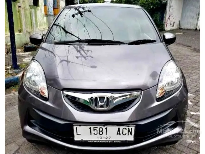 Jual Mobil Honda Brio 2015 Satya S 1.2 di Jawa Timur Manual Hatchback Abu