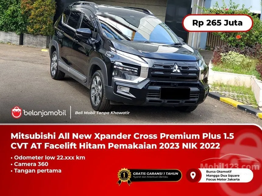 Jual Mobil Mitsubishi Xpander Cross 2022 Premium 1.5 di DKI Jakarta Automatic MPV Hitam Rp 265.000.000