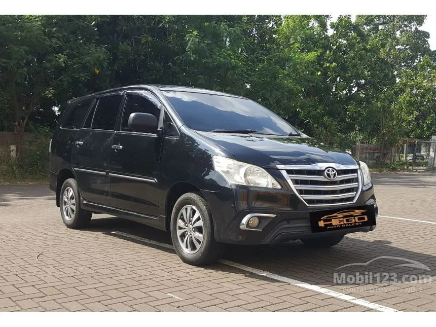 Jual Mobil Toyota Kijang Innova 2014 V Luxury 2.0 di DKI Jakarta Manual MPV Hitam Rp 160.000.000