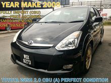 2009 Toyota Wish 2.0 S (A) CBU PERFECT CONDITION FULL BODYKIT 4 DISC BRAKE SUPERB SAVE PETROL