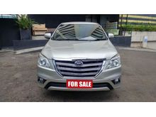 Toyota Kijang Innova 2.0 V AT Bensin 2014 Silver Metalik Grill Barong, Tangan Pertama - Plat Ganjil - Istimewa- Kredit pasti dibantu - MURAH