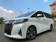 2018 Toyota Alphard 2.5 G Van Wagon ATPM New Model White On Beige TDP225JT Harga Super Miring