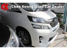 2012 Toyota Vellfire 2.4 MPV (A) USED CAR