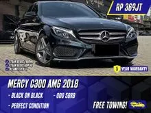 2018 Mercedes-Benz C300 2.0 AMG Line Sedan Black Hitam Mercy C 300