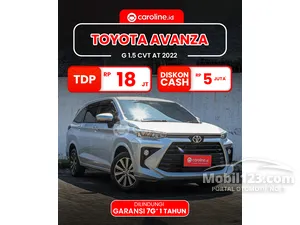 2022 Toyota Avanza 1.5 G MPV