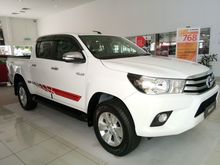 2018 TOYOTA HILUX 2.4G (A) 4X4 - BRAND NEW + REBAT TUNAI RM7000 + 5 YEARS WARRANTY + SENANG LULUS