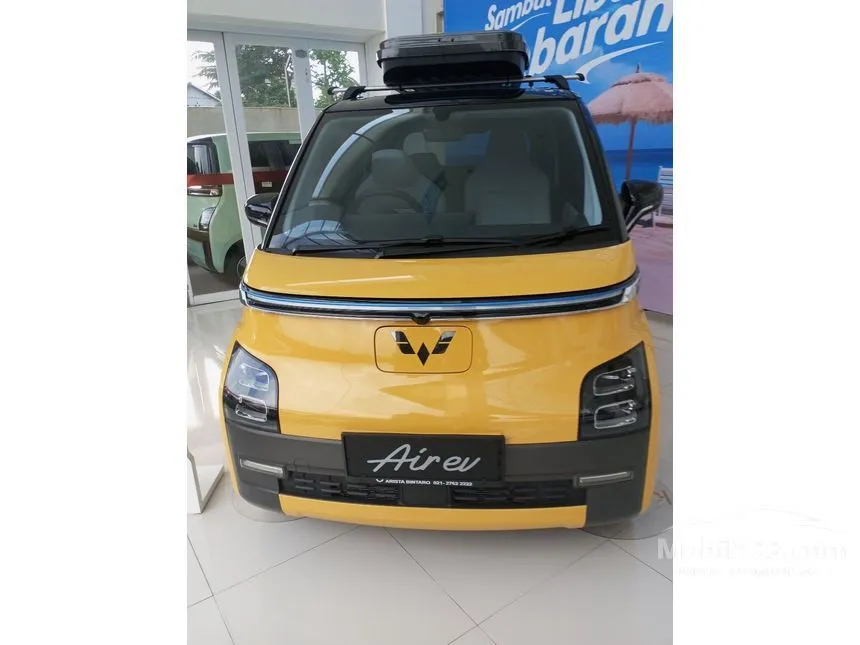 Jual Mobil Wuling EV 2024 Air ev Long Range di Banten Automatic Hatchback Kuning Rp 253.564.055