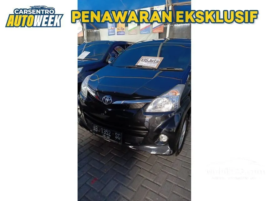 Jual Mobil Toyota Avanza 2015 Veloz 1.5 di Yogyakarta Automatic MPV Hitam Rp 135.000.000