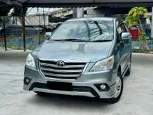 2015 Toyota Innova 2.0 G MPV / 1 OWNER / TIPTOP CONDITION / MAX LOAN / ACCIDENT FREE / FLOOD FREE