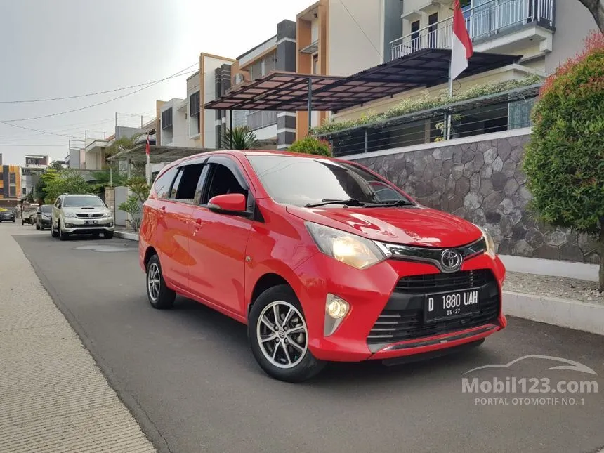 Jual Mobil Toyota Calya 2017 G 1.2 di Jawa Barat Automatic MPV Merah Rp 125.000.000