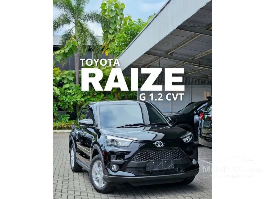 Jual Mobil Toyota Raize 2024 G 1.0 di Banten Automatic Wagon Hitam Rp 202.700.000