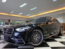 2021 Mercedes-Benz S500 L 3.0 AMG Sedan New Model W223 Black On Black CBU Full Option Speedo Digital Audio Burmester PBD HARGA NEGO #CECILIAAUTO