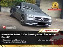2022 Mercedes-Benz C200 1.5 Avantgarde Line Sedan W206 Facelift AT Abu Metalik NIK 2022 [LOW KM 16RB]