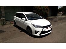 2016 Toyota Yaris 1.5 G Hatchback putih dp 23 jt saja pajak panjang low km 20 rban