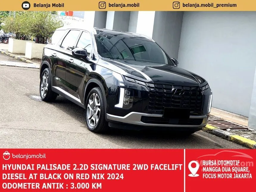 Jual Mobil Hyundai Palisade 2024 Signature 2WD 2.2 di DKI Jakarta Automatic SUV Hitam Rp 855.000.000