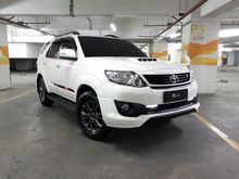 2015 Toyota Fortuner 2.5 G TRD AT Diesel Full original tangan pertama low km 4x.xxx simpanan NOPIL siap pakai dijamin tidak kecewa
