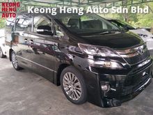 2013 Toyota Vellfire 2.4 GE SPEC 2 POWER DOOR POWER BOOT SEMI LEATHER 7 SEATER FRONT REAR CAMERA ECO MODE PARKING SENSOR FREE 1 YEAR GMR WARRANTY
