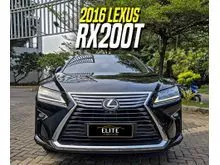 2016 Lexus RX200t 2.0 Luxury SUV Black on Brown Record RX200 t RX 200 Hitam