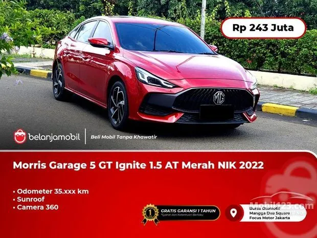 Jual MG 5 GT Ignite Bekas di Indonesia Harga Murah, Kondisi Terbaik ...